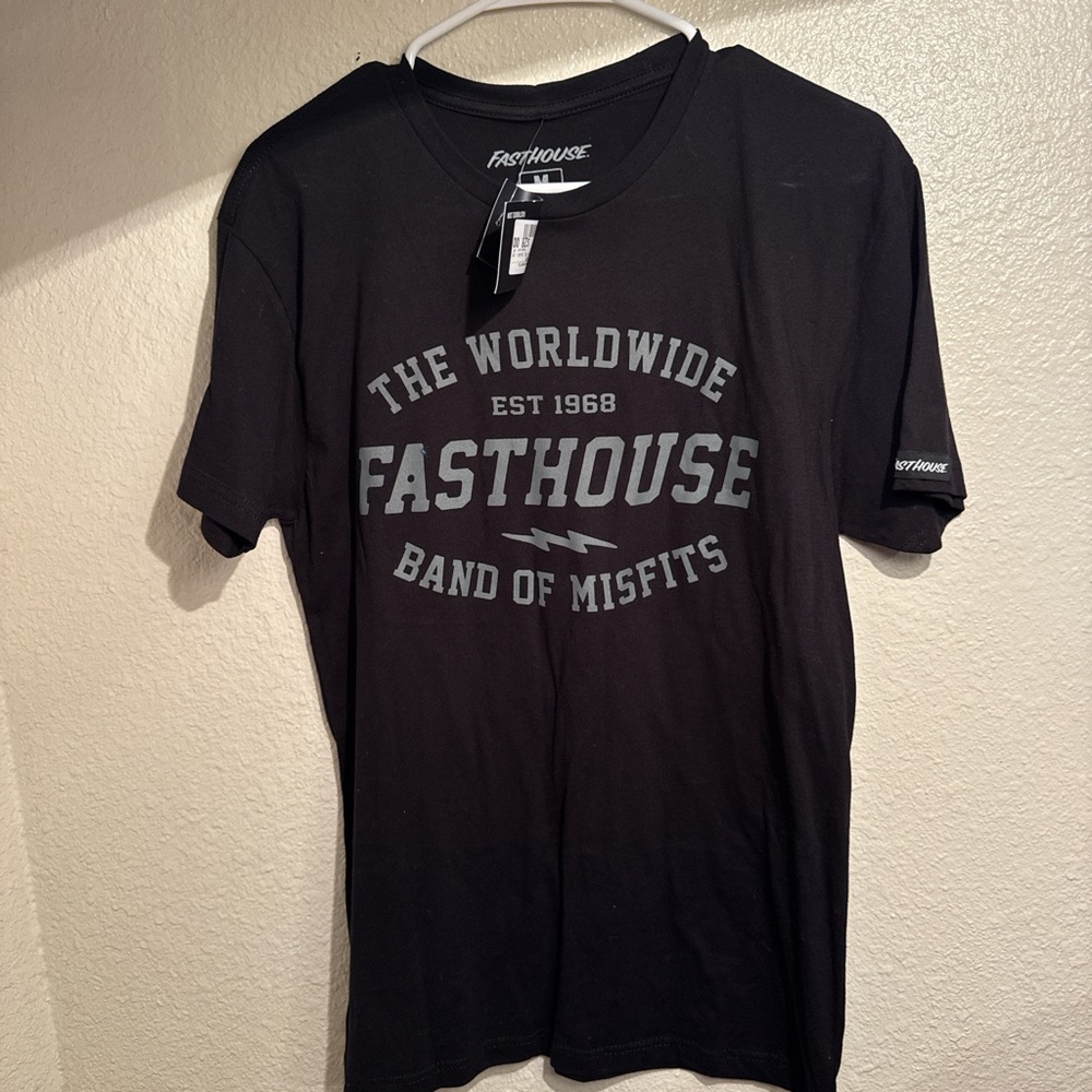 Fasthouse Black Graphic Tee for Men